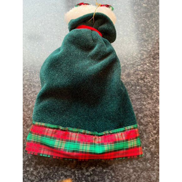 Vtg 1970's Detroit Artist Mary Ewald Pen & Ink Art Christmas Ornament Girl - Picture 6 of 7